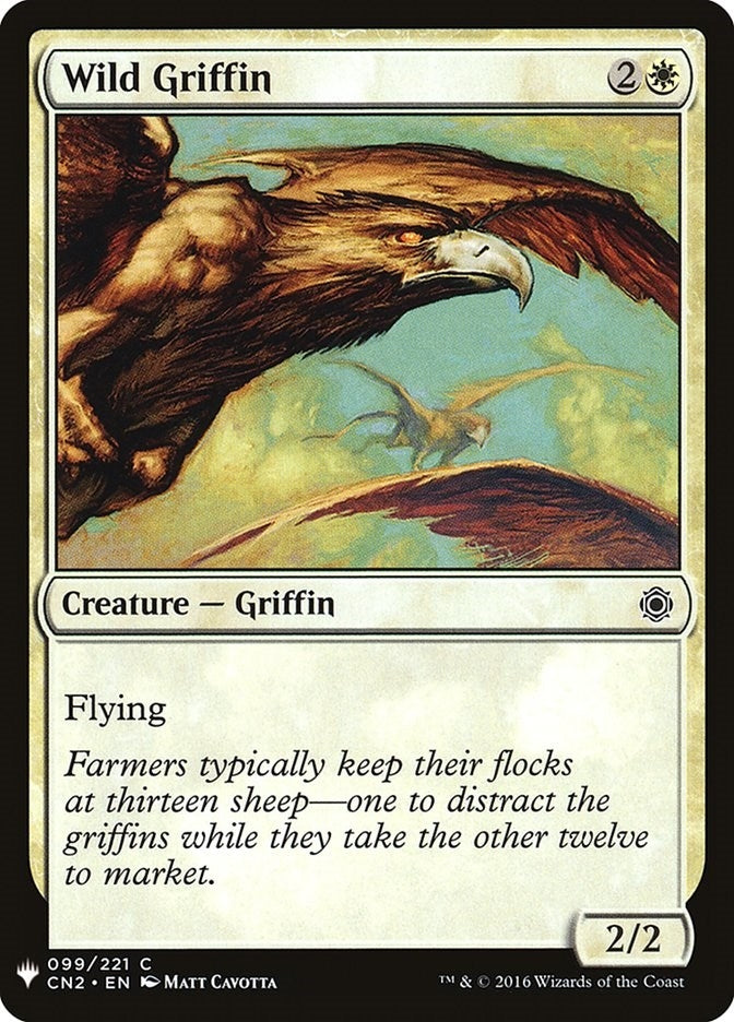 Image for Wild Griffin (99) [The List Reprints] - Magic: The Gathering