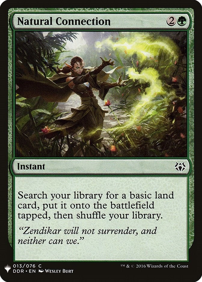 Image for Natural Connection (13) [The List Reprints] - Magic: The Gathering