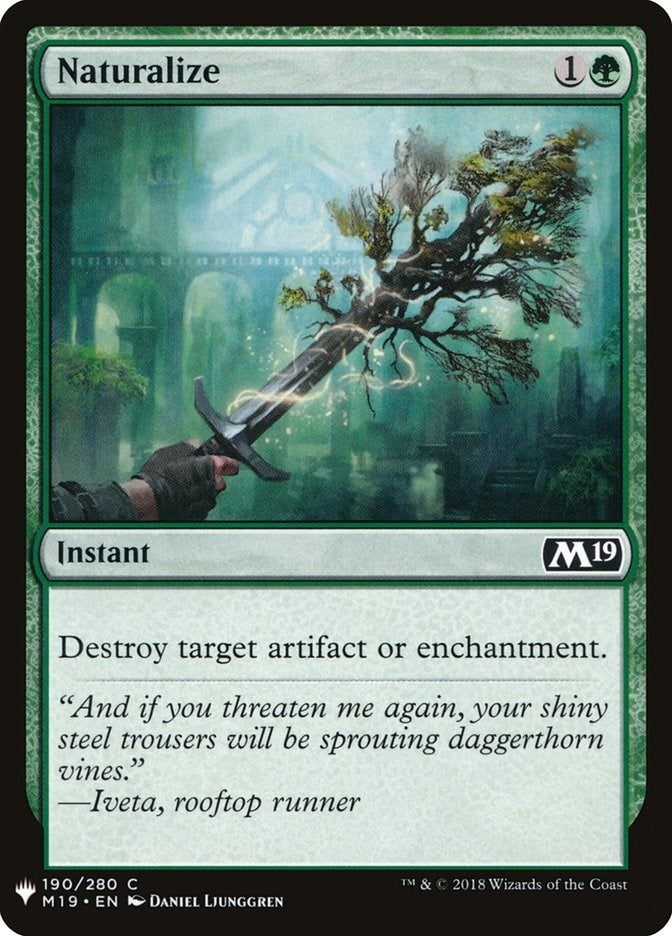 Image for Naturalize (190) [The List Reprints] - Magic: The Gathering