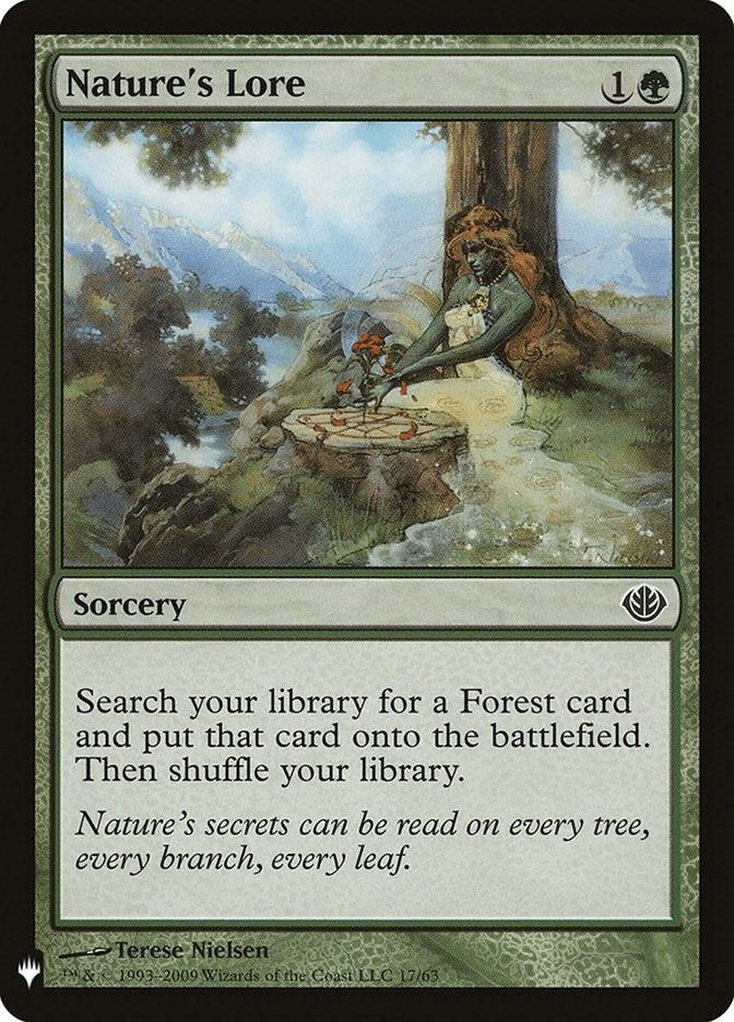 Image for Nature's Lore (DDD) (17) [The List Reprints] - Magic: The Gathering