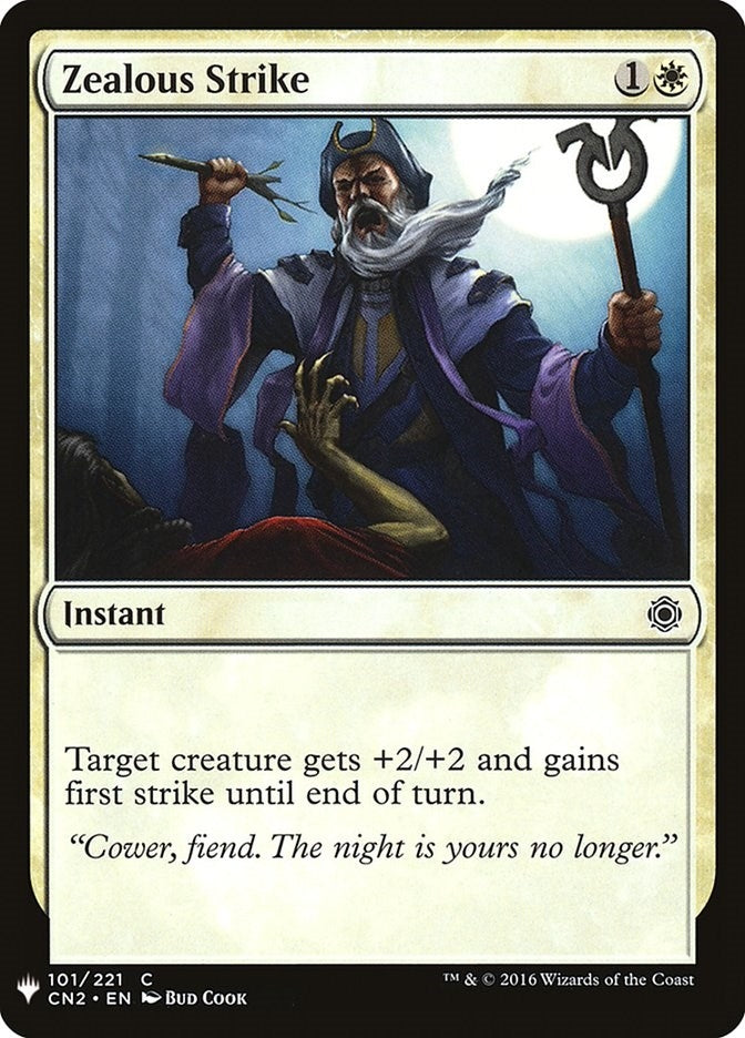 Image for Zealous Strike (101) [The List Reprints] - Magic: The Gathering