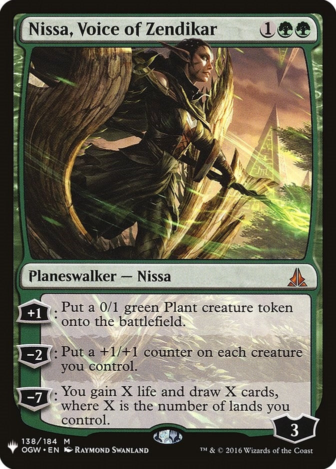 Image for Nissa, Voice of Zendikar (138) [The List Reprints] - Magic: The Gathering