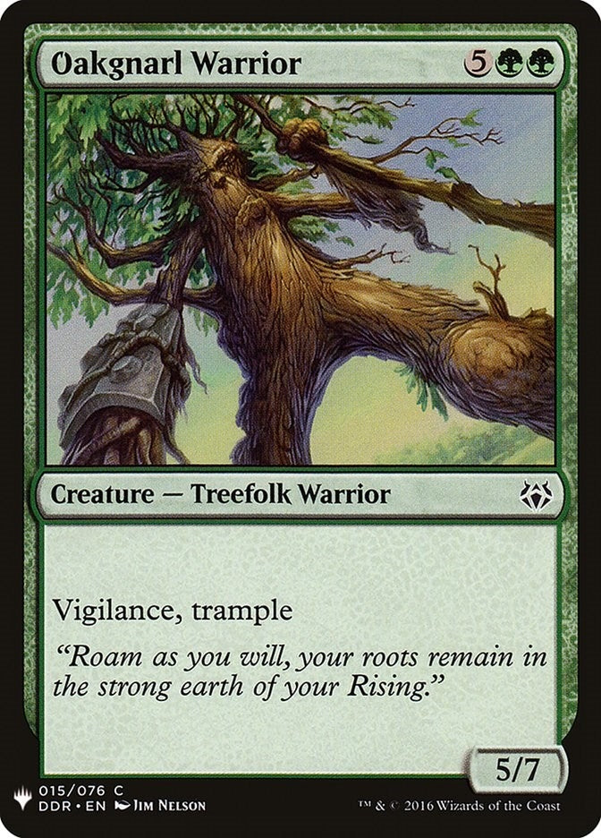 Image for Oakgnarl Warrior (15) [The List Reprints] - Magic: The Gathering