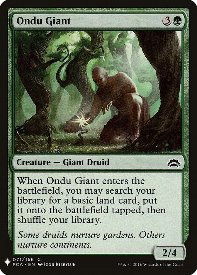 Image for Ondu Giant (71) [The List Reprints] - Magic: The Gathering