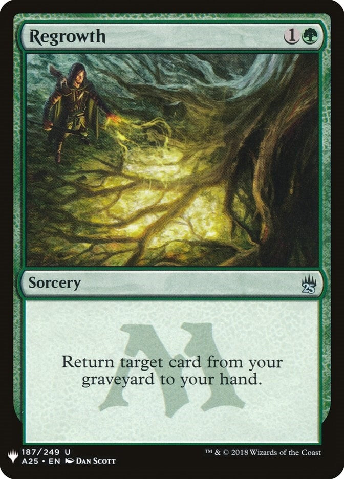 Image for Regrowth (187) [The List Reprints] - Magic: The Gathering