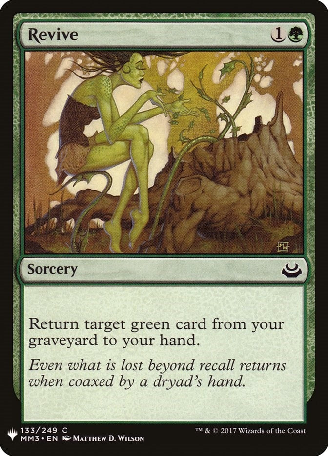 Image for Revive (133) [The List Reprints] - Magic: The Gathering