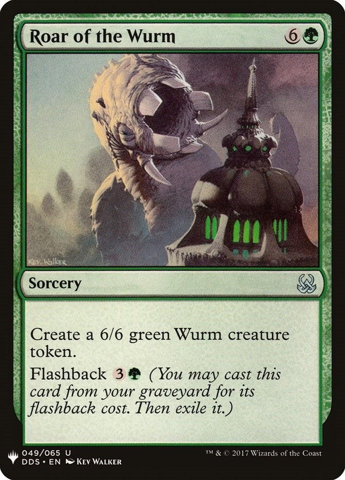 Image for Roar of the Wurm (49) [The List Reprints] - Magic: The Gathering