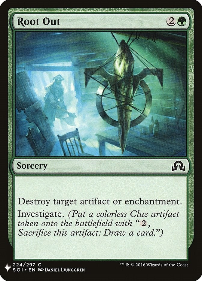 Image for Root Out (224) [The List Reprints] - Magic: The Gathering