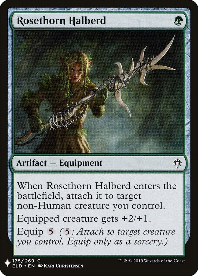 Image for Rosethorn Halberd (175) [The List Reprints] - Magic: The Gathering