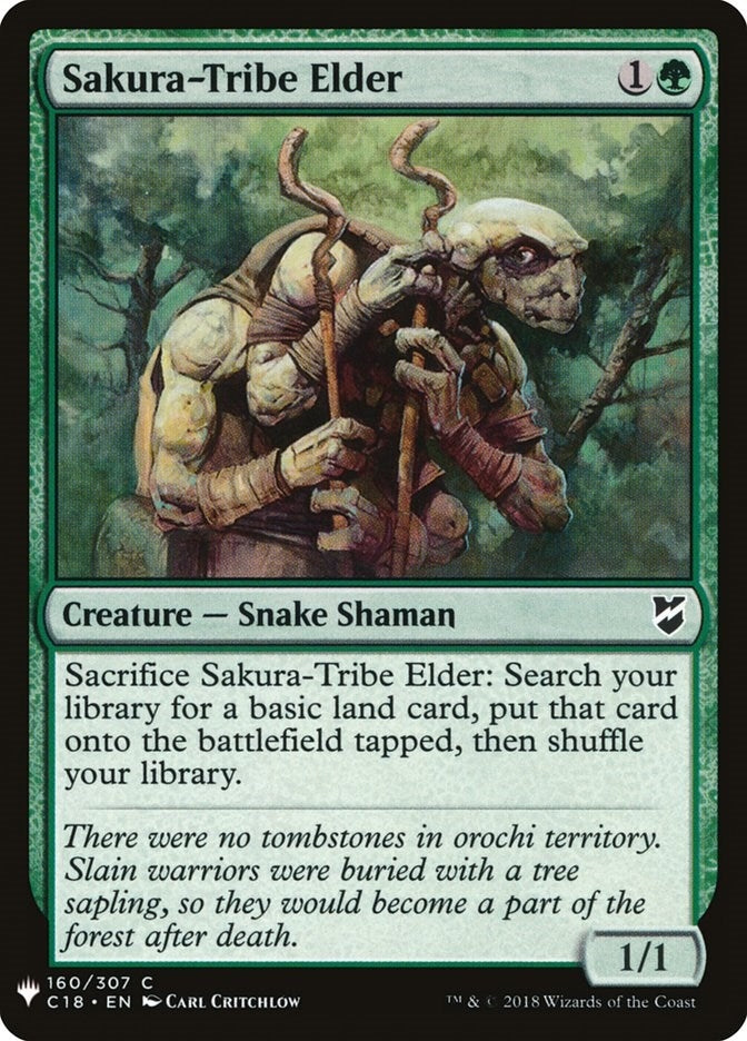 Image for Sakura-Tribe Elder (160) [The List Reprints] - Magic: The Gathering