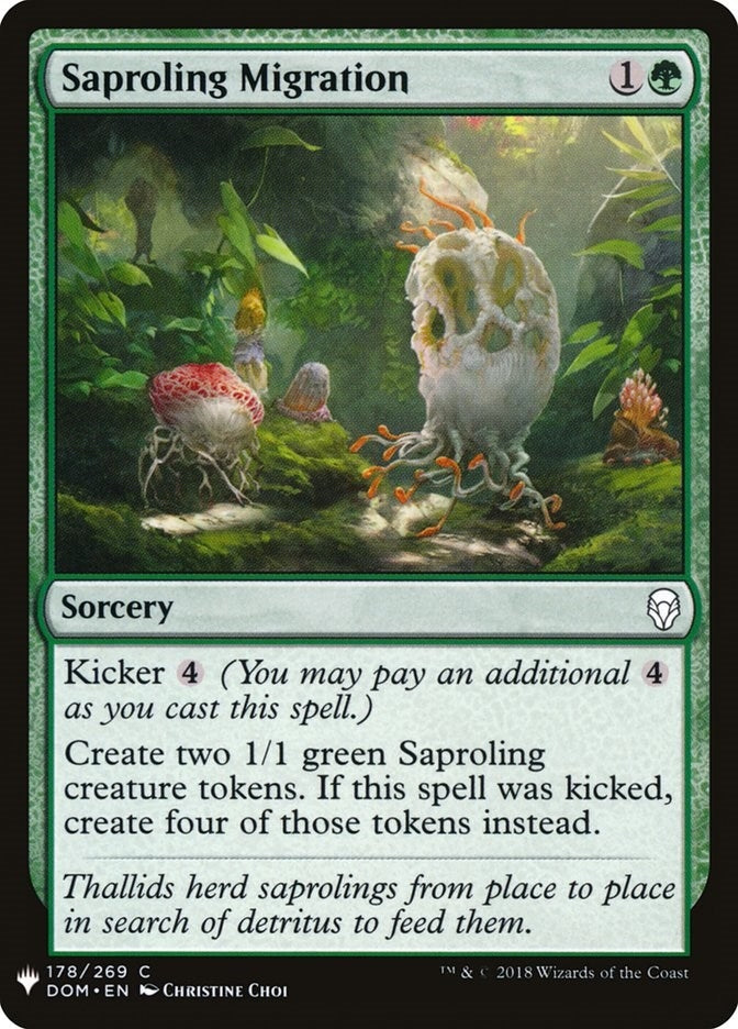 Image for Saproling Migration (178) [The List Reprints] - Magic: The Gathering