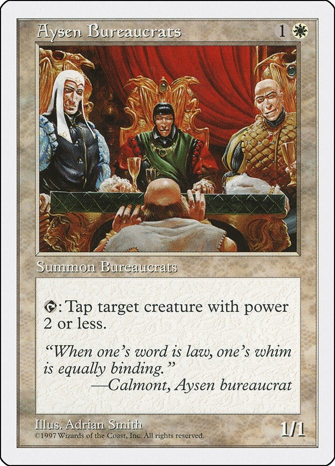Image for Aysen Bureaucrats [Fifth Edition] - Magic: The Gathering