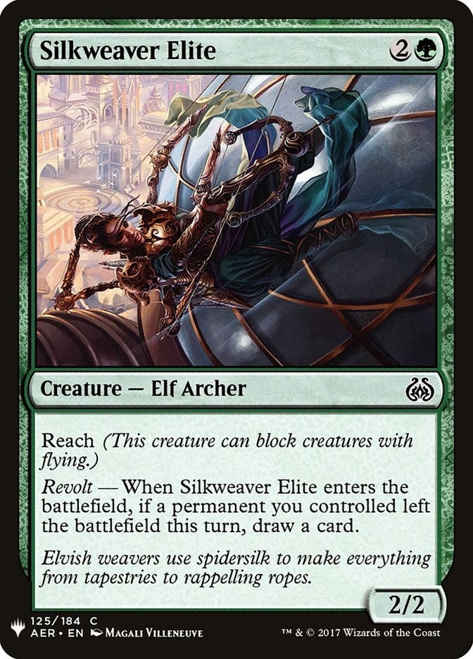 Image for Silkweaver Elite (125) [The List Reprints] - Magic: The Gathering