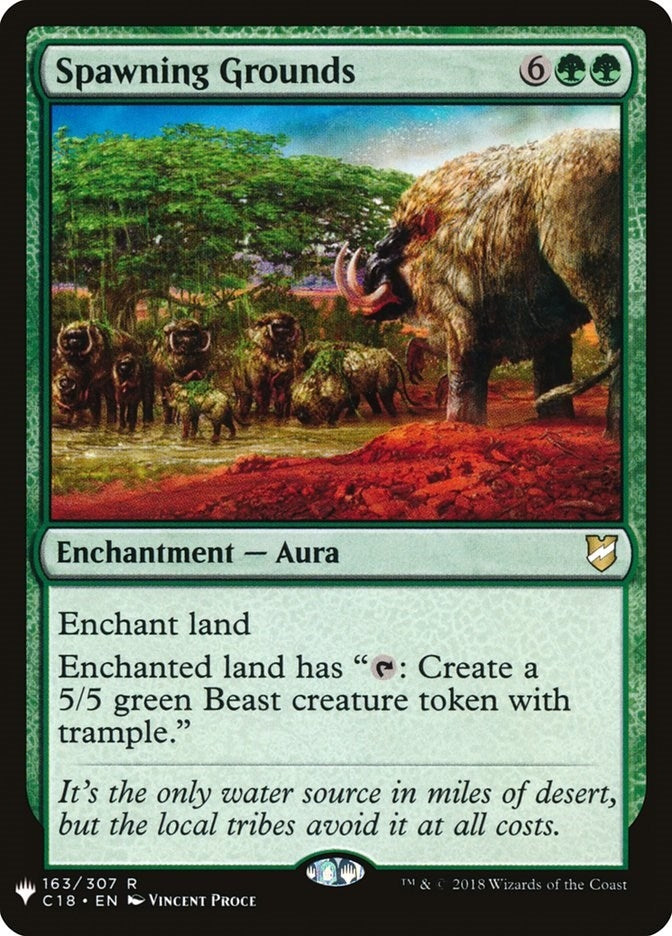 Image for Spawning Grounds (163) [The List Reprints] - Magic: The Gathering