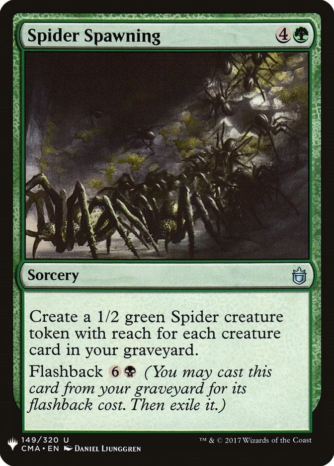 Image for Spider Spawning (149) [The List Reprints] - Magic: The Gathering
