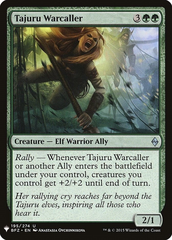 Tajuru Warcaller (195) [The List Reprints]