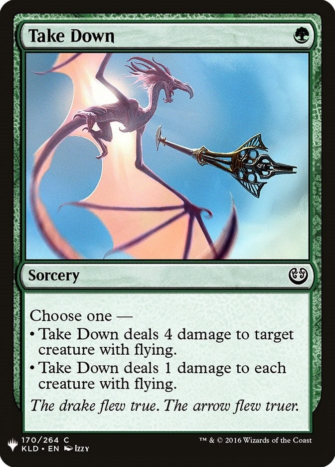 Image for Take Down (170) [The List Reprints] - Magic: The Gathering