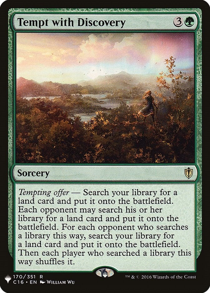 Image for Tempt with Discovery (170) [The List Reprints] - Magic: The Gathering
