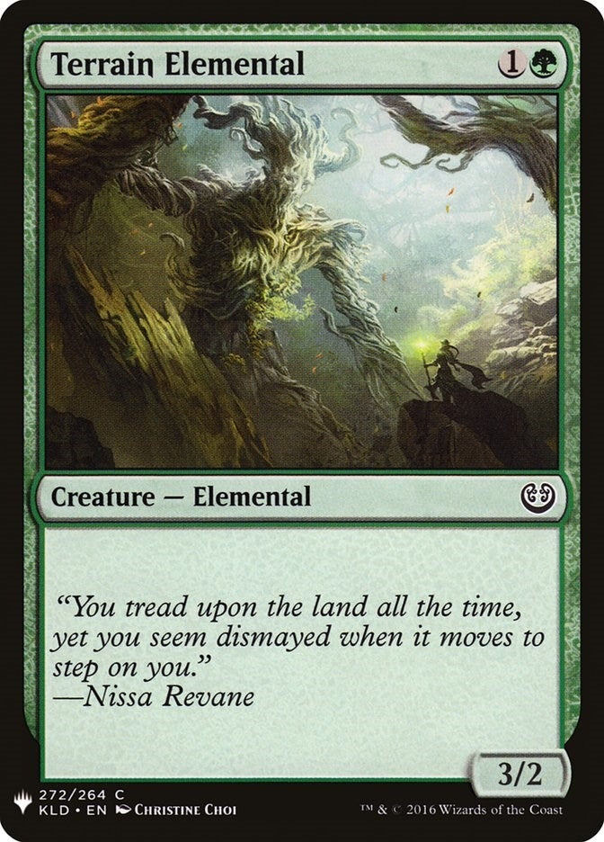 Image for Terrain Elemental (272) [The List Reprints] - Magic: The Gathering