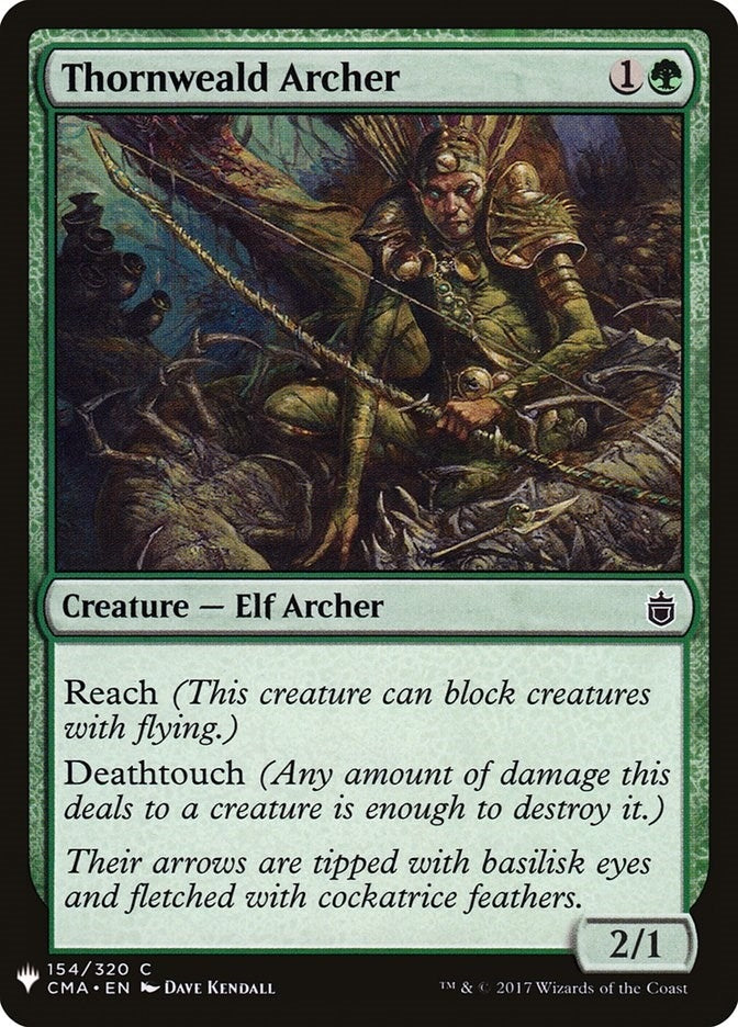 Image for Thornweald Archer (154) [The List Reprints] - Magic: The Gathering
