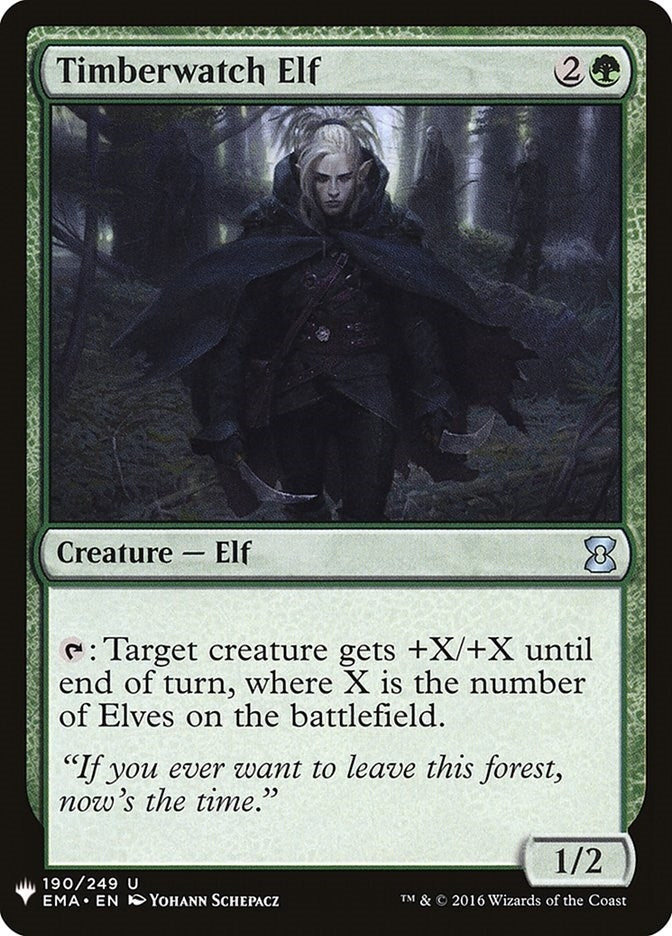 Image for Timberwatch Elf (190) [The List Reprints] - Magic: The Gathering