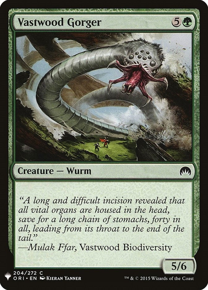 Image for Vastwood Gorger (204) [The List Reprints] - Magic: The Gathering