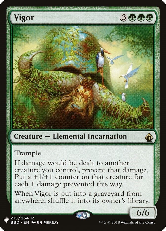 Image for Vigor (215) [The List Reprints] - Magic: The Gathering