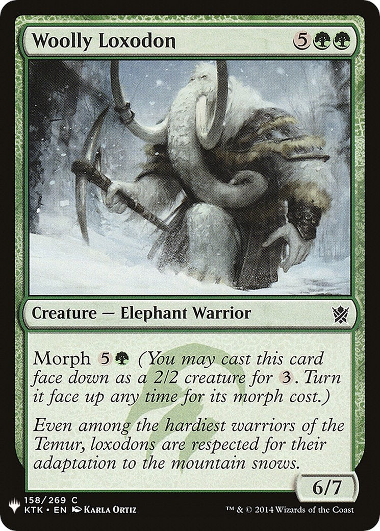 Woolly Loxodon (158) [The List Reprints]