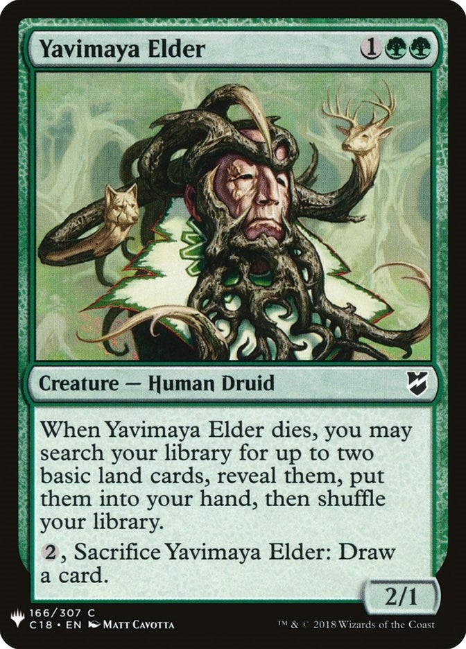 Image for Yavimaya Elder (166) [The List Reprints] - Magic: The Gathering