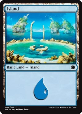 Image for Island (058) (58) [Magic Game Night 2019] - Magic: The Gathering