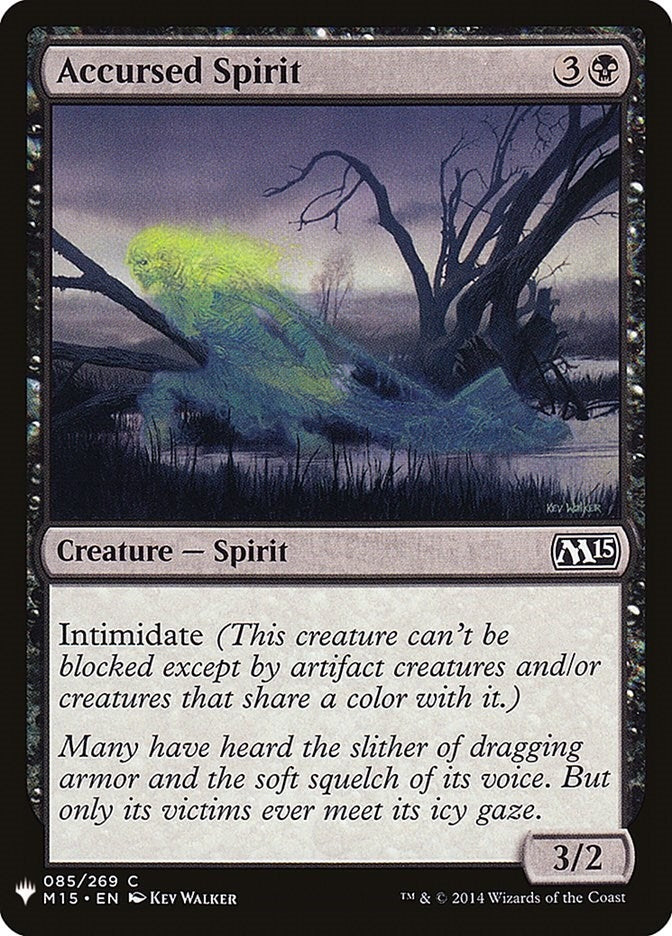 Image for Accursed Spirit (85) [The List Reprints] - Magic: The Gathering