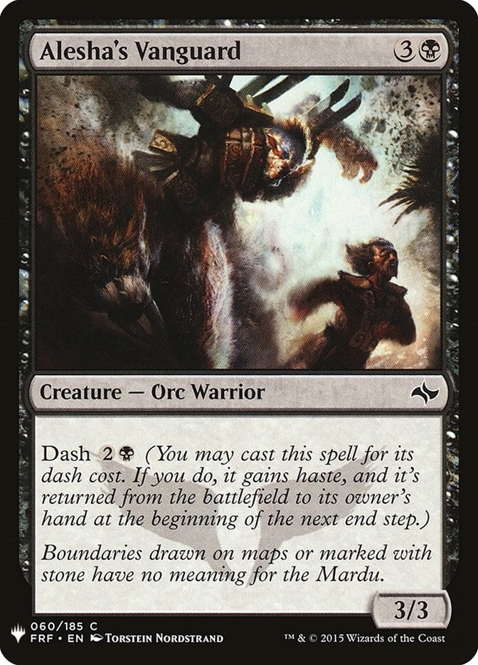 Image for Alesha's Vanguard (60) [The List Reprints] - Magic: The Gathering