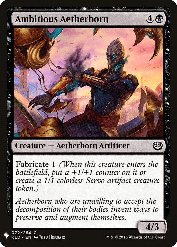 Image for Ambitious Aetherborn (72) [The List Reprints] - Magic: The Gathering