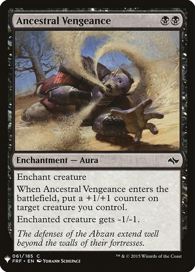 Image for Ancestral Vengeance (61) [The List Reprints] - Magic: The Gathering