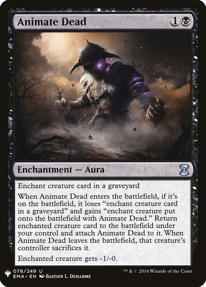 Image for Animate Dead (78) [The List Reprints] - Magic: The Gathering