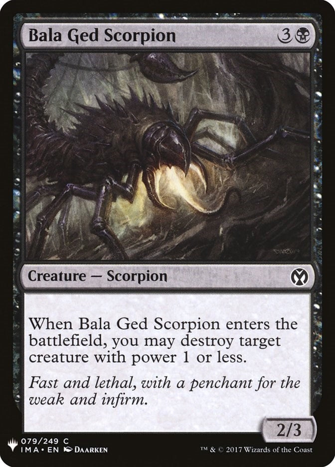Image for Bala Ged Scorpion (79) [The List Reprints] - Magic: The Gathering