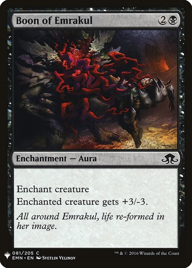 Image for Boon of Emrakul (81) [The List Reprints] - Magic: The Gathering