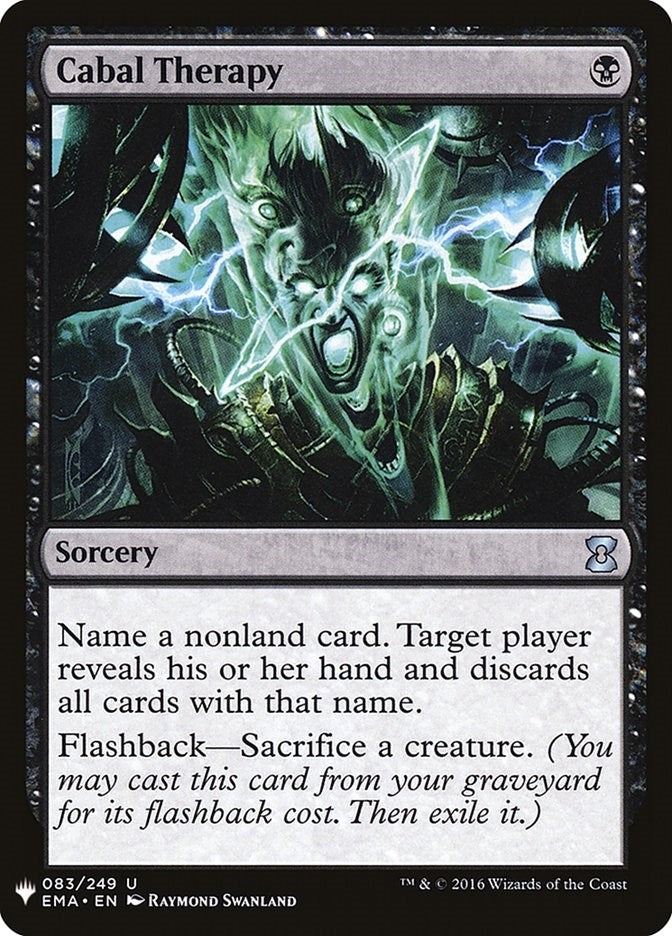 Image for Cabal Therapy (83) [The List Reprints] - Magic: The Gathering