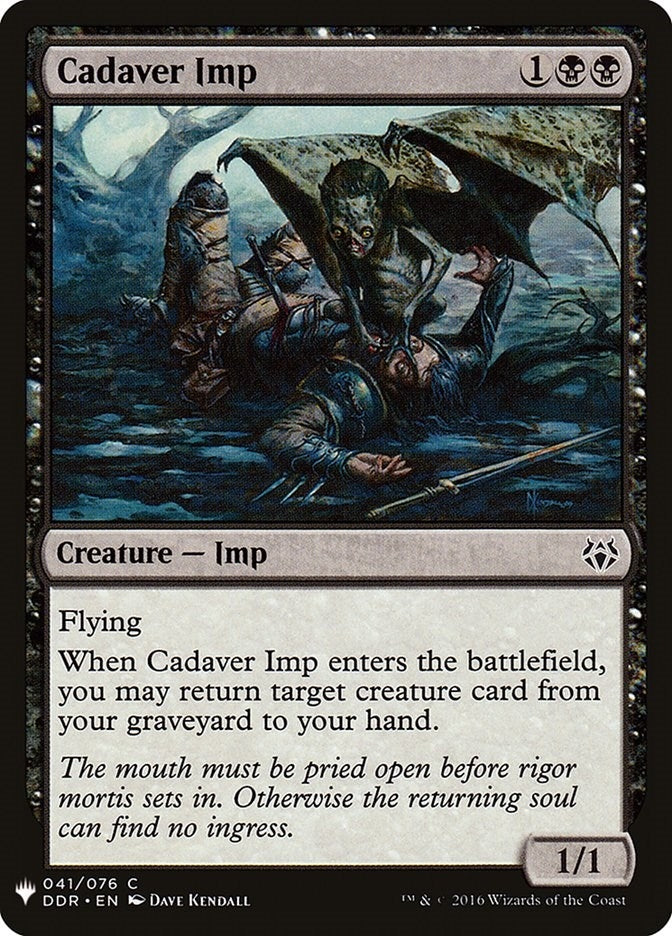 Image for Cadaver Imp (41) [The List Reprints] - Magic: The Gathering