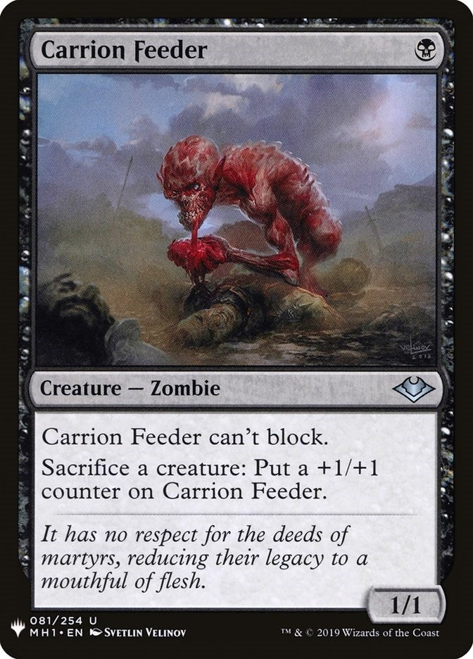 Image for Carrion Feeder (81) [The List Reprints] - Magic: The Gathering