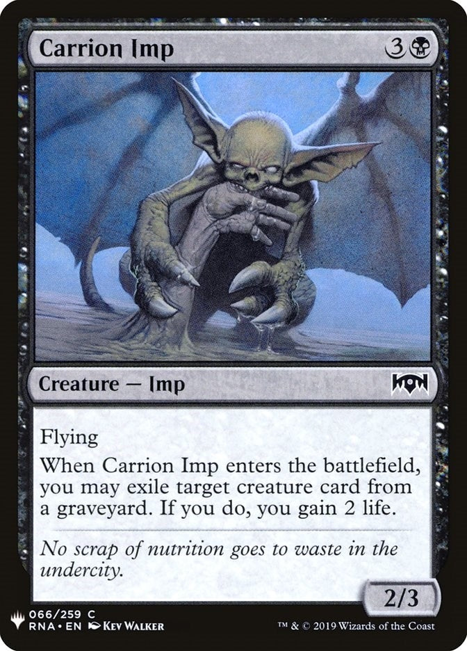 Image for Carrion Imp (66) [The List Reprints] - Magic: The Gathering