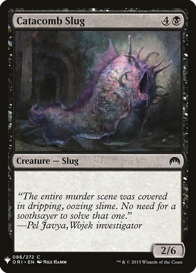 Image for Catacomb Slug (86) [The List Reprints] - Magic: The Gathering