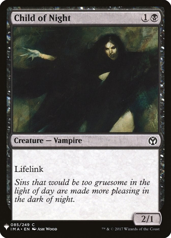 Image for Child of Night (85) [The List Reprints] - Magic: The Gathering