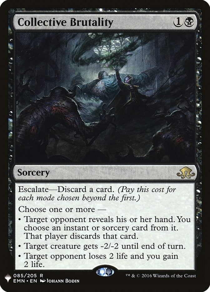Image for Collective Brutality (085/205) [The List Reprints] - Magic: The Gathering