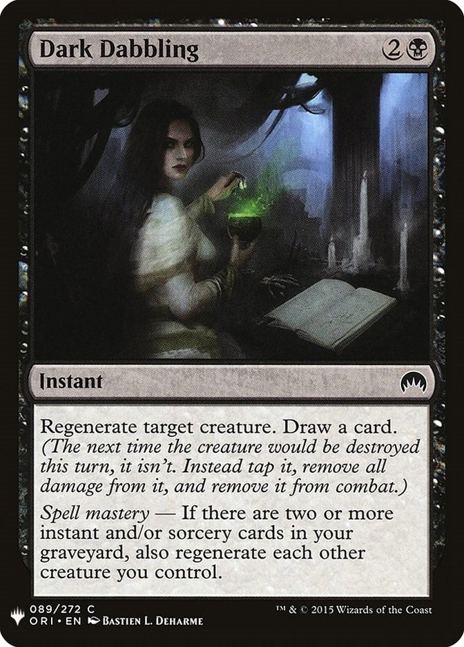 Image for Dark Dabbling (89) [The List Reprints] - Magic: The Gathering