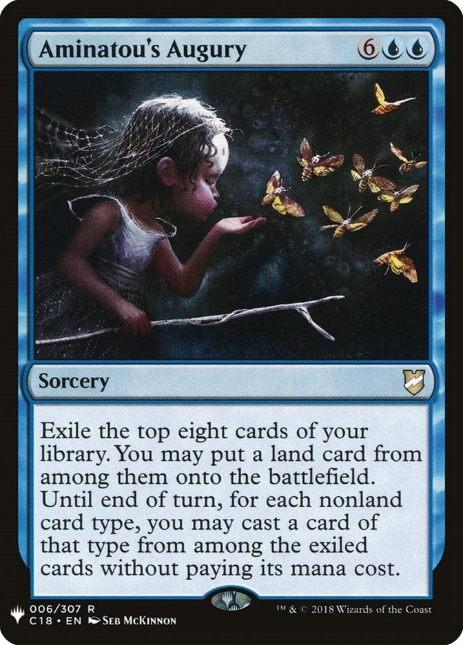Image for Aminatou's Augury (6) [The List Reprints] - Magic: The Gathering