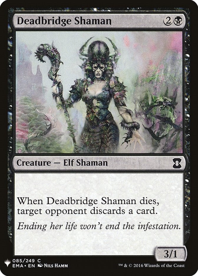Image for Deadbridge Shaman (85) [The List Reprints] - Magic: The Gathering