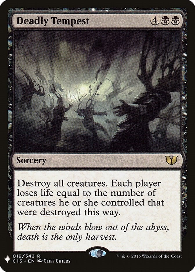 Image for Deadly Tempest (019/342) [The List Reprints] - Magic: The Gathering