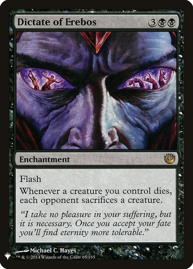Image for Dictate of Erebos (65) [The List Reprints] - Magic: The Gathering