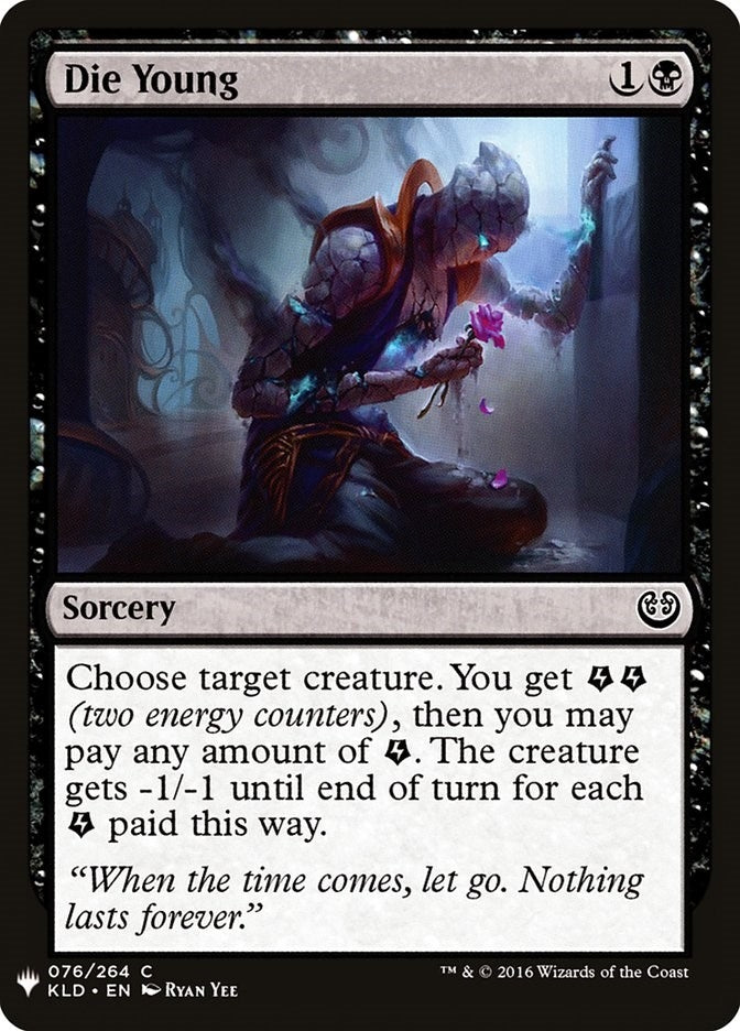 Image for Die Young (76) [The List Reprints] - Magic: The Gathering
